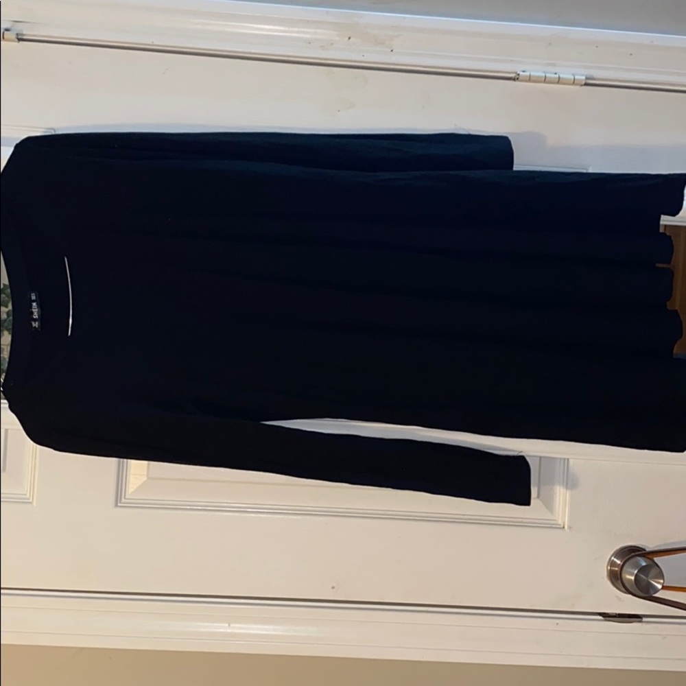 Black long sleeved dress